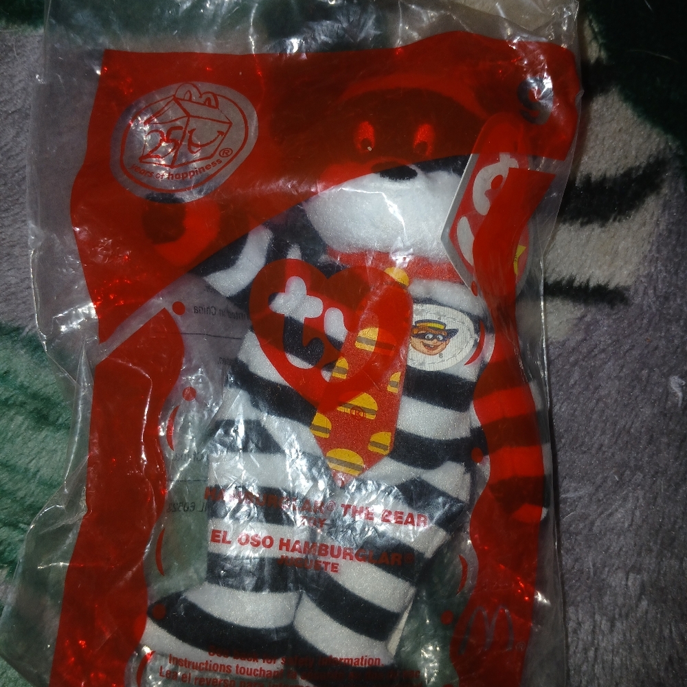 Ty Beanie Baby Hamburglar Collectible